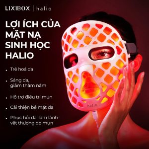 Mặt Nạ Ánh Sáng Halio PureGlow Ultralite Silicone LED Face Mask