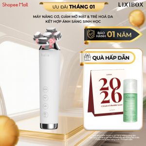 Máy Nâng Cơ, Giảm Mỡ Mặt & Trẻ Hoá Da Kết Hợp Ánh Sáng Sinh Học Halio RevitaWave Skin Rejuvenator