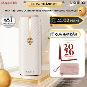 Máy Triệt Lông Lạnh Sapphire Halio InfinityGlow Advanced IPL Sapphire Cooling Hair Removal Device