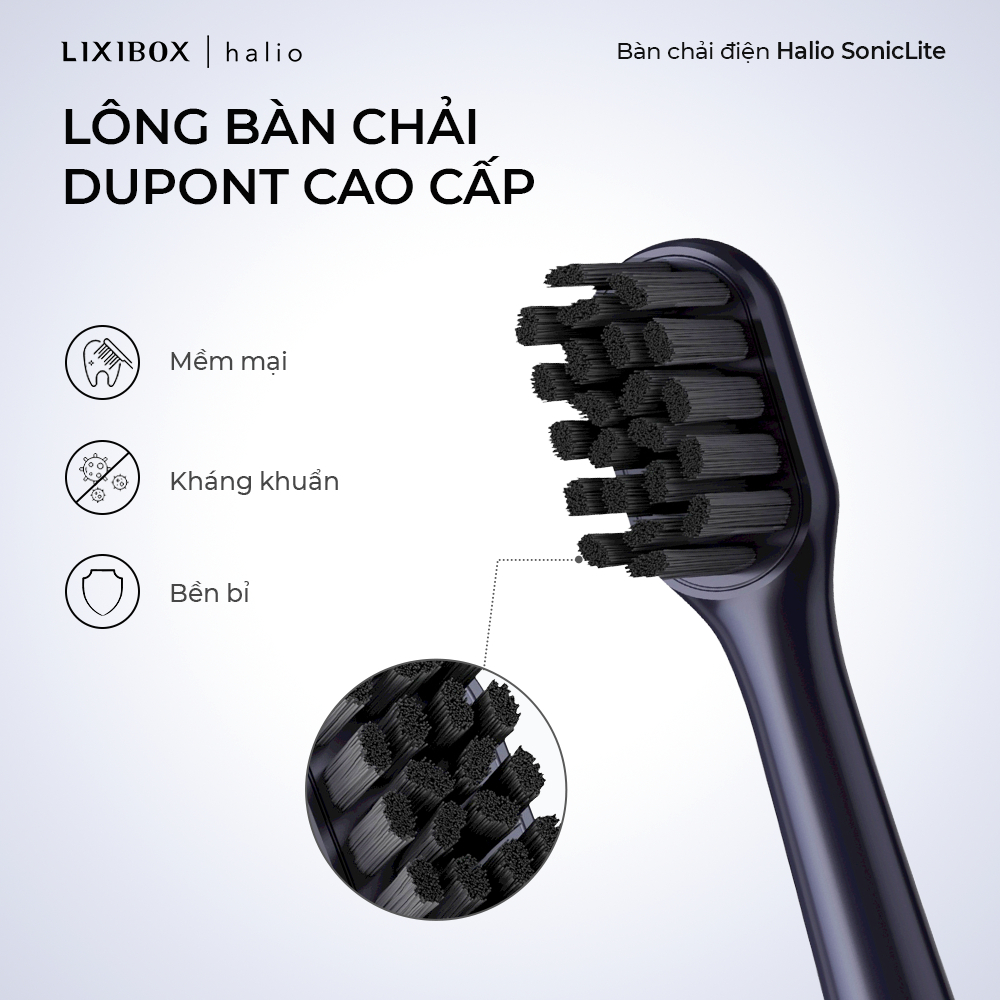 Bàn Chải Điện Halio SonicLite Electric Toothbrush - Ocean Blue - Image 4
