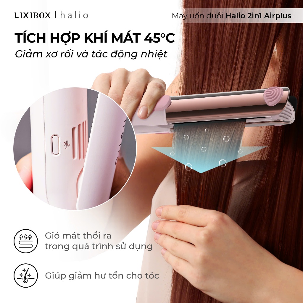 Máy Uốn Duỗi Tạo Kiểu Halio 2 In 1 Airplus Hair Styler - Image 6