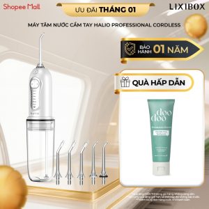 Máy Tăm Nước Cầm Tay 6 Chế Độ Halio Professional Cordless Oral Irrigator – Phù Hợp Cho Răng Niềng