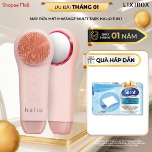 Máy Rửa Mặt Massage Tích Hợp Liệu Pháp Ánh Sáng Và Nhiệt Halio Multi-task Cleansing & Massaging