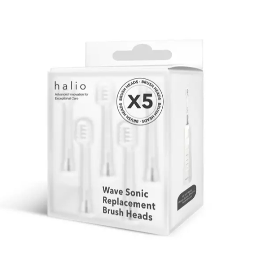 Set 5 Đầu Bàn Chải Thay Thế Halio Wave Sonic Replacement Brush Heads