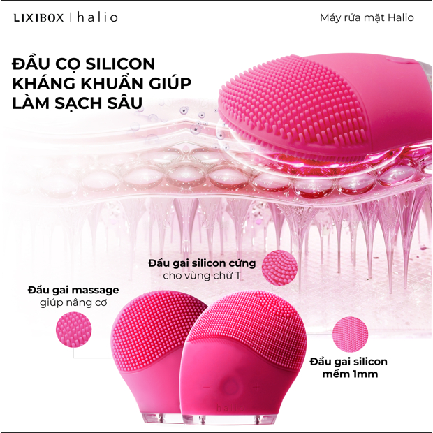 Máy Rửa Mặt Halio Facial Cleansing & Massaging Device - Dành Cho Mọi Loại Da - Image 5