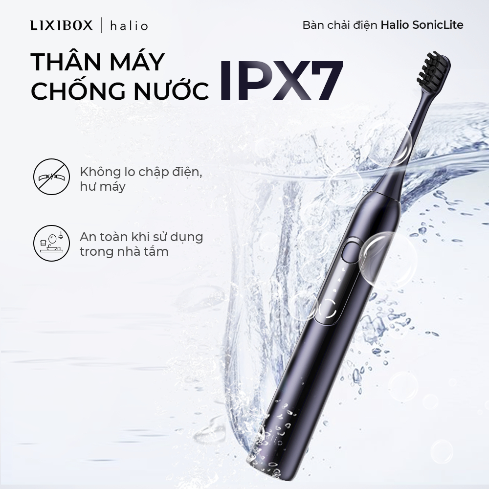 Bàn Chải Điện Halio SonicLite Electric Toothbrush - Ocean Blue - Image 7