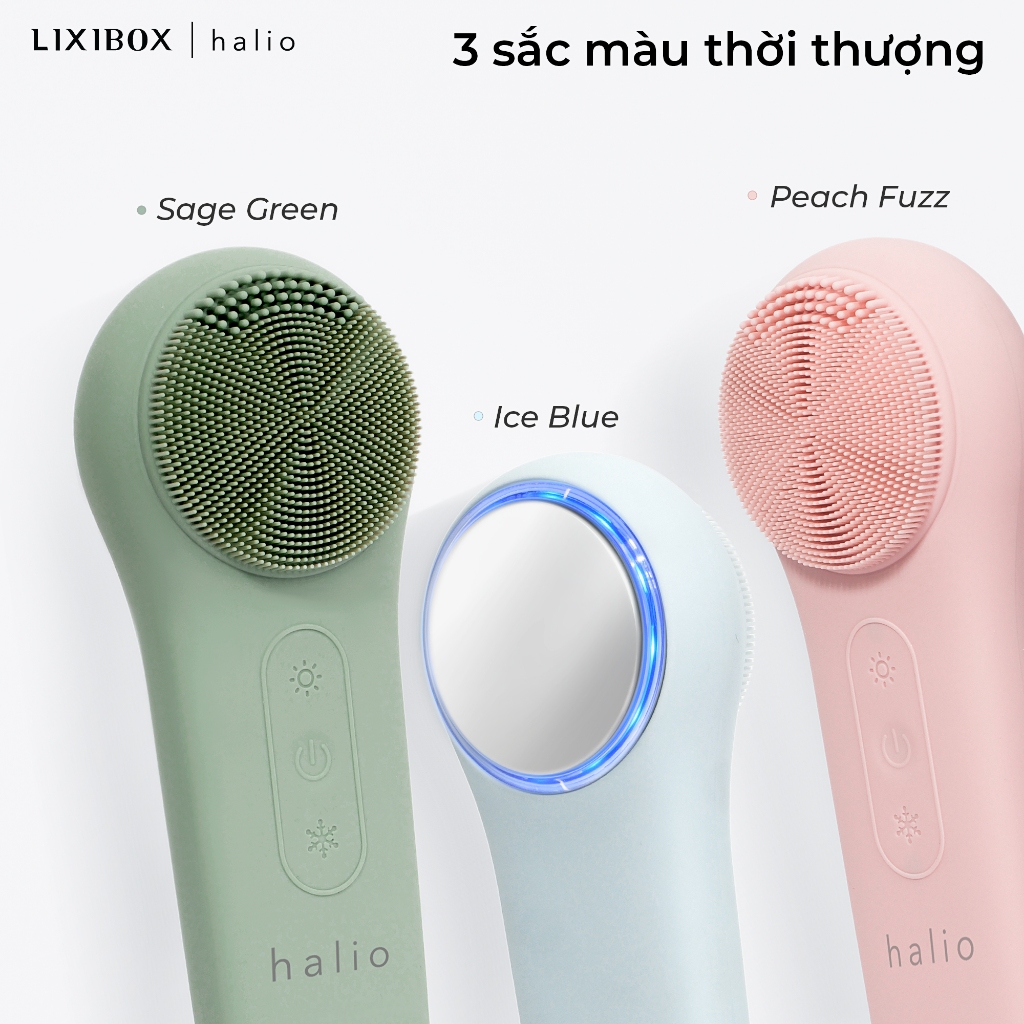 Máy Rửa Mặt Massage Tích Hợp Liệu Pháp Ánh Sáng Và Nhiệt Halio Multi-task Cleansing & Massaging - Image 5