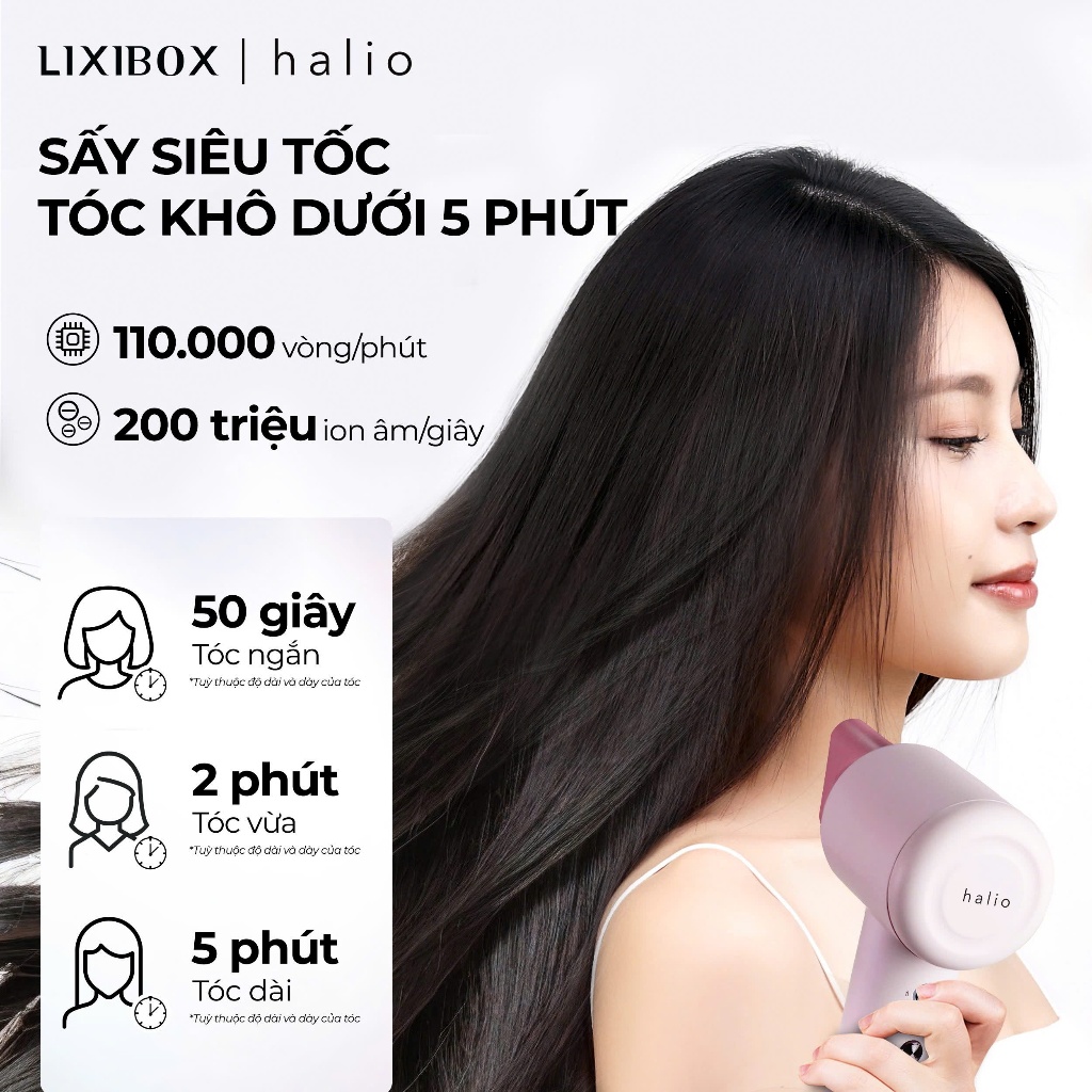 Máy Sấy Tóc Halio High Speed Ionic Hair Dryer - Image 6