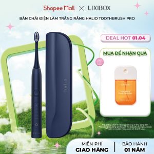 Bàn Chải Điện Làm Trắng Răng Halio Sonic Whitening Electric Toothbrush PRO Kèm Hộp Đựng
